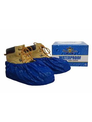ShuBee Waterproof Shoe Covers, Dark Blue, Dispenser Box