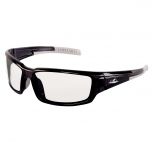 Bullhead Safety BH1431AF Maki Safety Glasses Black Frame / Cear Anti-Fog Lens