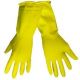 Global Glove 150FE Grade Yellow Latex Flocklined