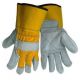 Global Glove 2190 DP Gunn Cut Leather Double Palm Yellow