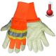 Global Glove 2900HVKW Hi Viz Knit Wrist Insulated Pigskin Glove