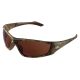 Bullhead Safety - BH12108 - Javelin Safety Glasses - Camo Frame / Precision Brown Lens