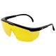 Bullhead Safety - BH364 - Kaku Safety Glasses - Matte Black Frame / Yellow Lens