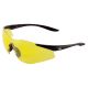 Bullhead Safety - BH764AF - Snipefish Safety Glasses - Black Frame / Yelow Anti-Fog Lens