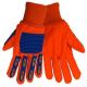 Global Glove Orange Corded with TPR protection