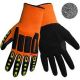 Global Glove Hi Viz Vice Gripster Nitrile Orange