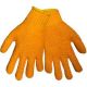 Global Glove S975 Orange Coated String Knit Honey Comb Pattern